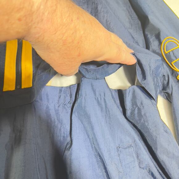 Champion 1/2 Zip Pullover XXL Vented Embroidered Logos Pockets Drawstring Waist - Picture 6 of 16